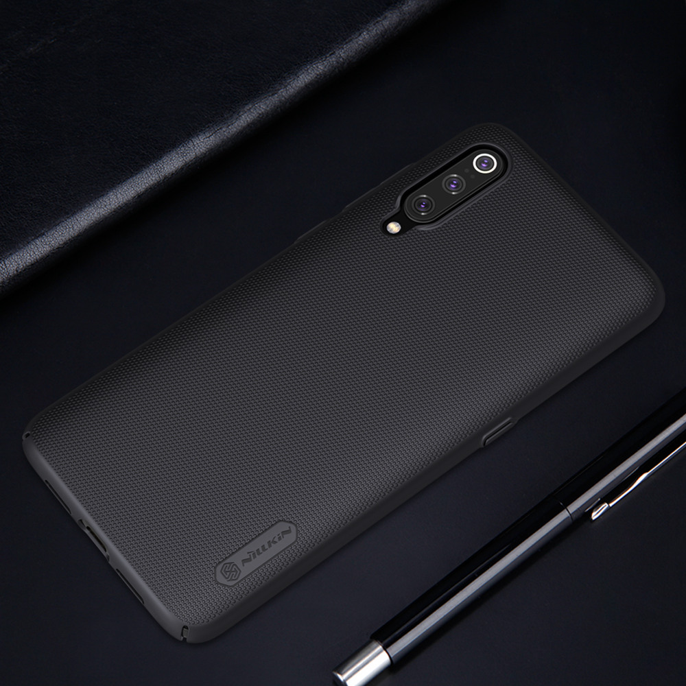 NILLKIN Matte Hard Phone Case for Xiaomi Mi 9 Protective Back Cover - White