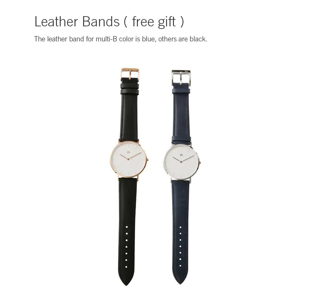 Xiaomi I8 Men's Quartz Wristwatch Stainless Steel Citizen Quartz Movement - Black+Gold