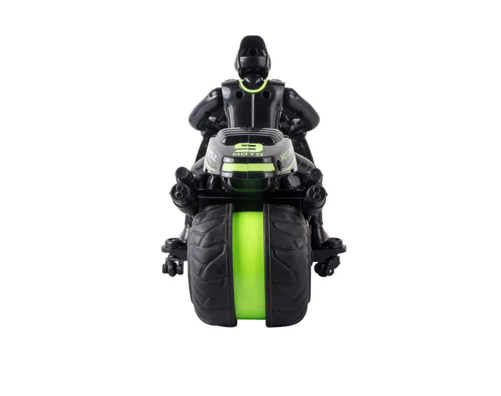 JDRC SY003 2.4G Side-row Special Effects RC Motorcycle RTR - Black + Green