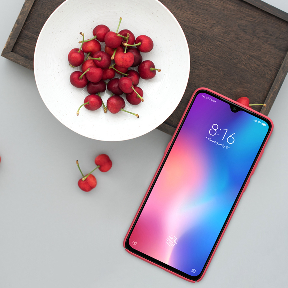 NILLKIN Matte Hard Phone Case for Xiaomi Mi 9 Protective Back Cover - White