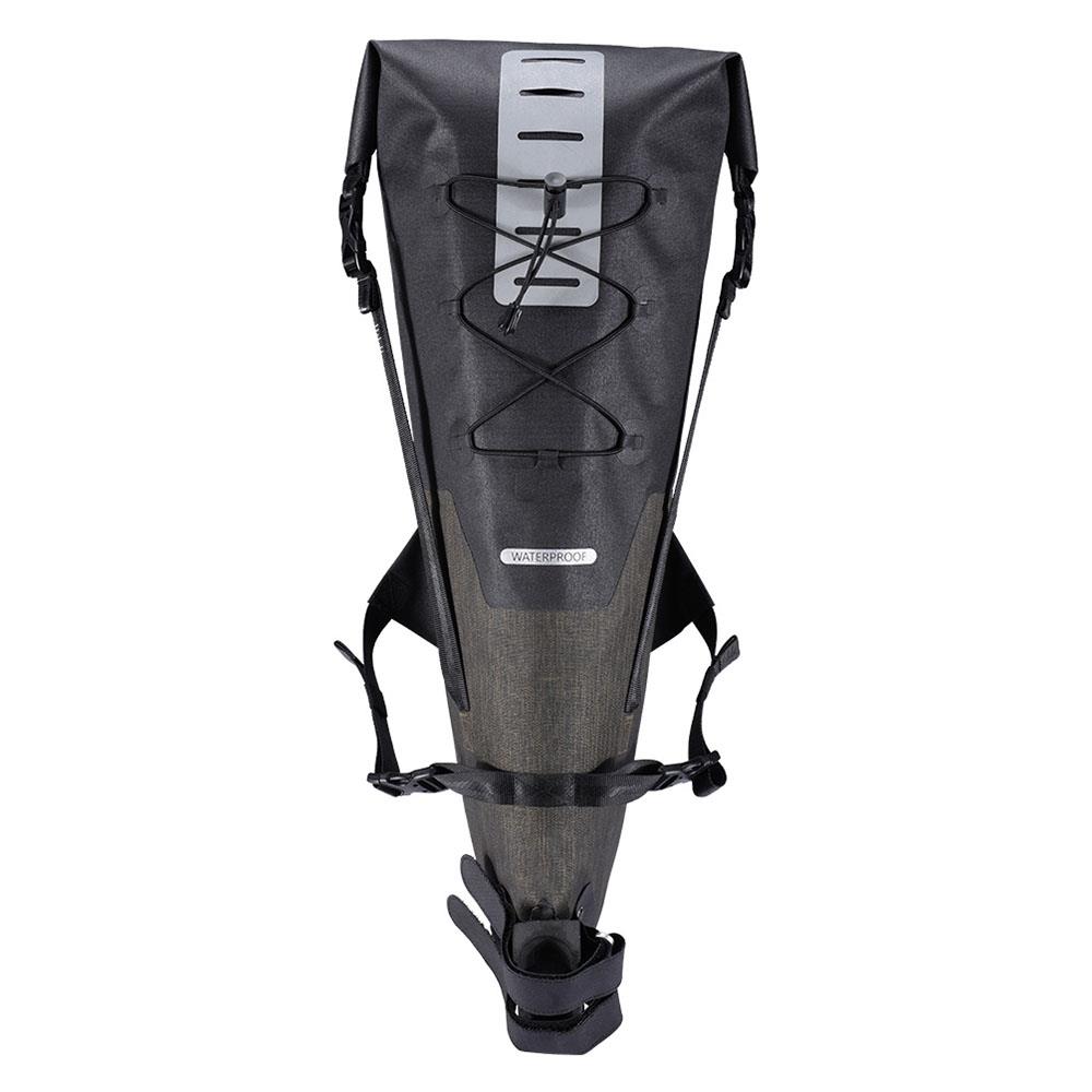 AS12 Waterproof 12L Bicycle Saddle Bag Bike Seat Pouch - Black