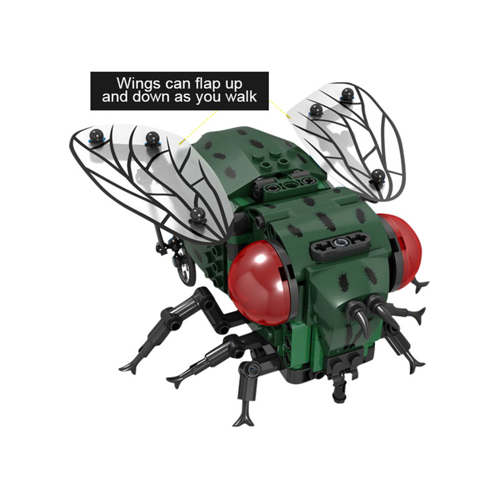 Mofun 7114 280PCS DIY Electric Fly Assembling Building Blocks RC Smart Robot With Automatic Obstacle Avoidance