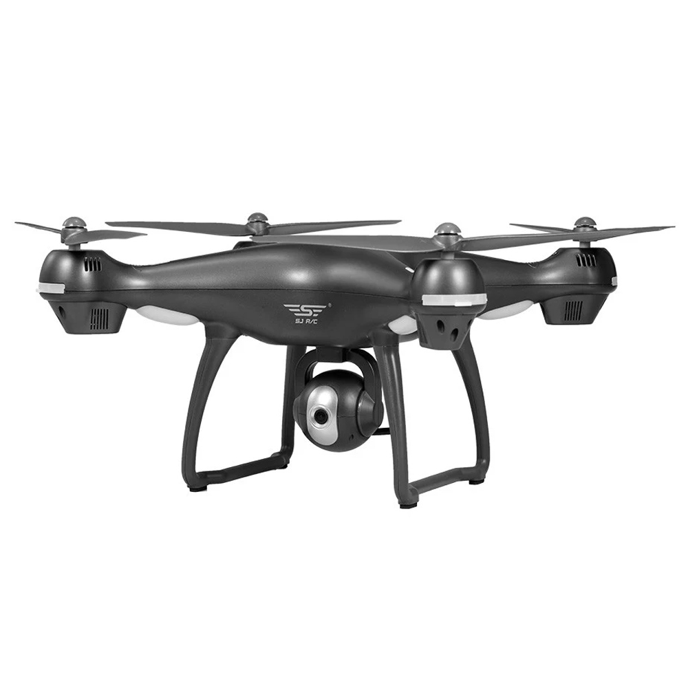 SJRC S70W 1080P 5G WiFi Double GPS RC Drone Follow Me Mode RTF Gray - Three Battery