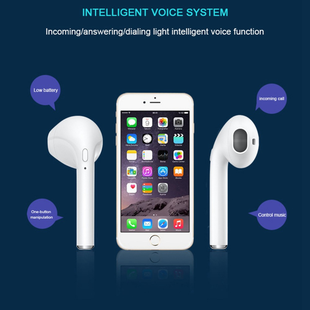 i9S TWS Bluetooth 5.0 Earbuds - White
