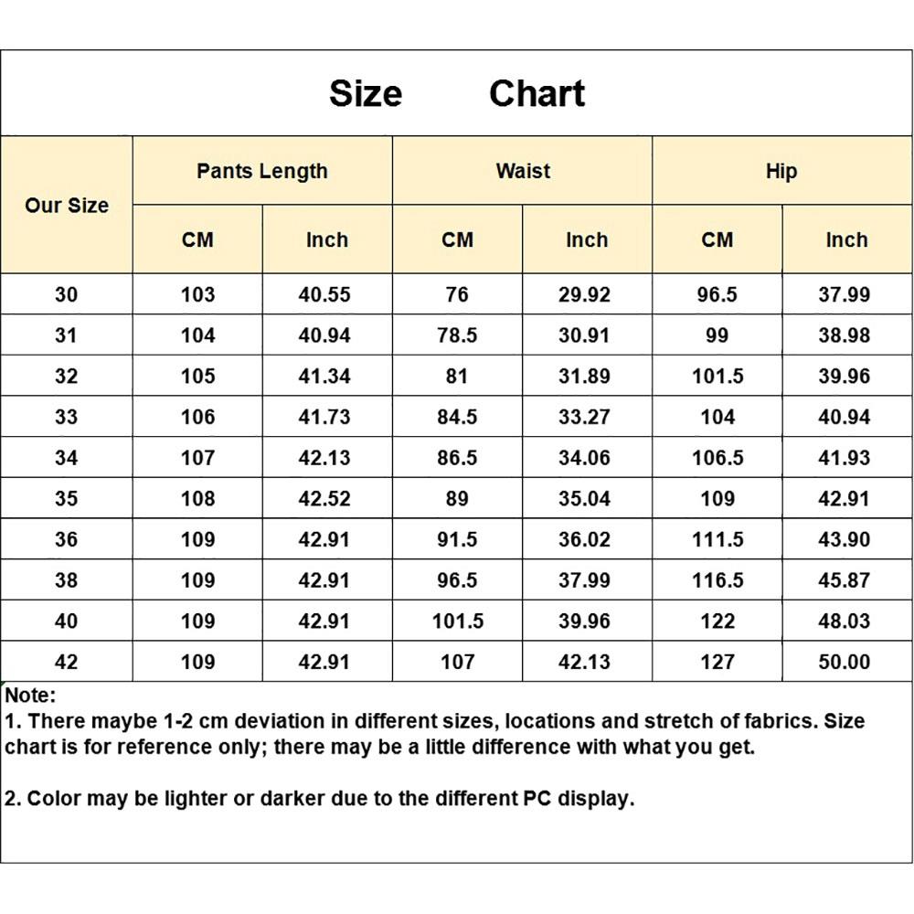 TL86 Men Elastic Jeans Straight Slim Long Pants Size 35 - Blue