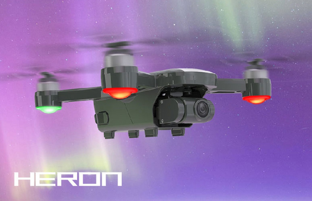 JJRC X9 Heron 1080P GPS 5G WiFi FPV Brushless RC Drone Optical Flow Positioning RTF Black - Three Battery