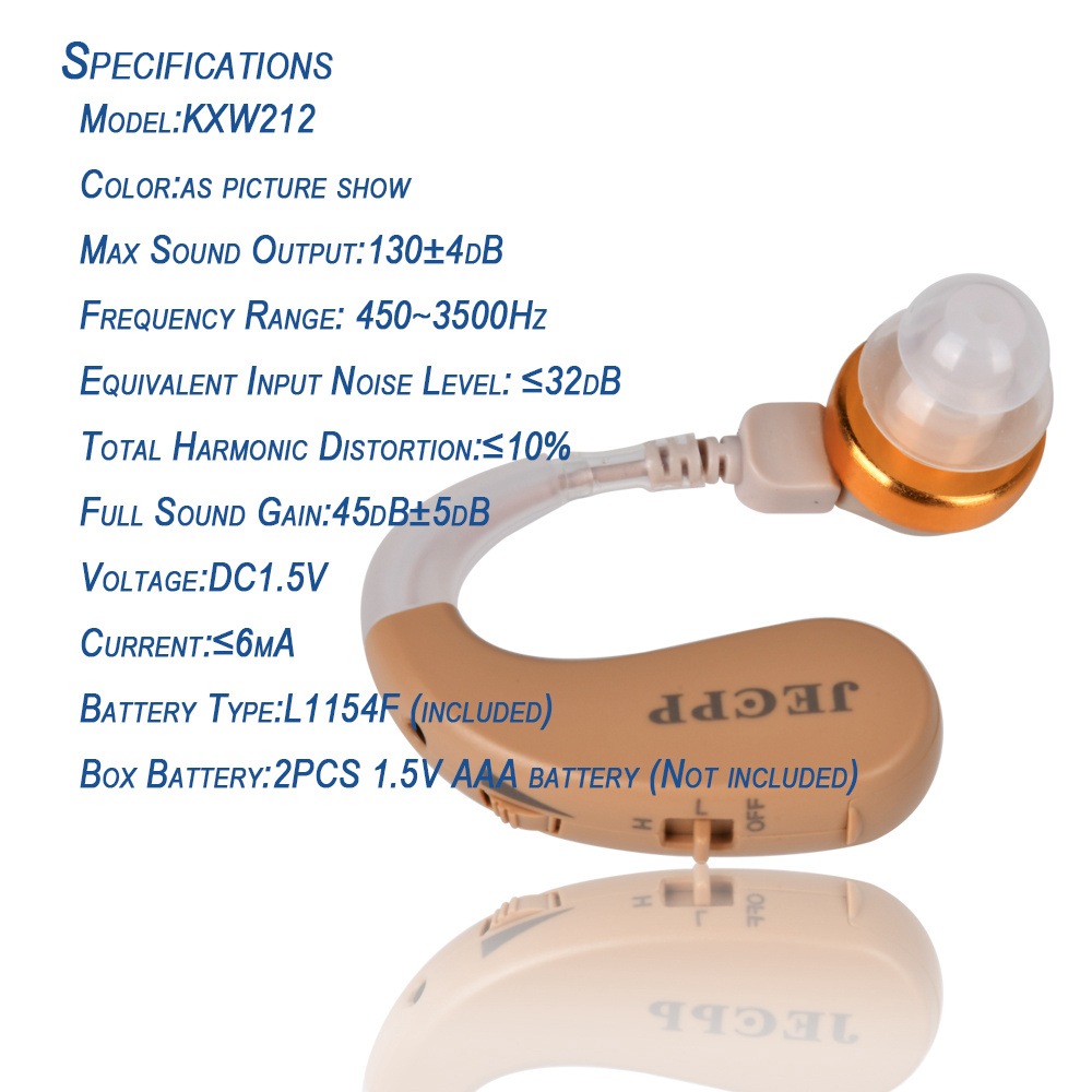 JECPP KXW-212 Digital Hearing Aid Sound Hearing Amplifier for the Elder
