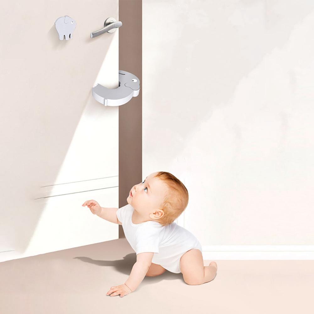 Block Door Stopper Children Anti-clamp Hand PVC Door Plug Desktop Decoration