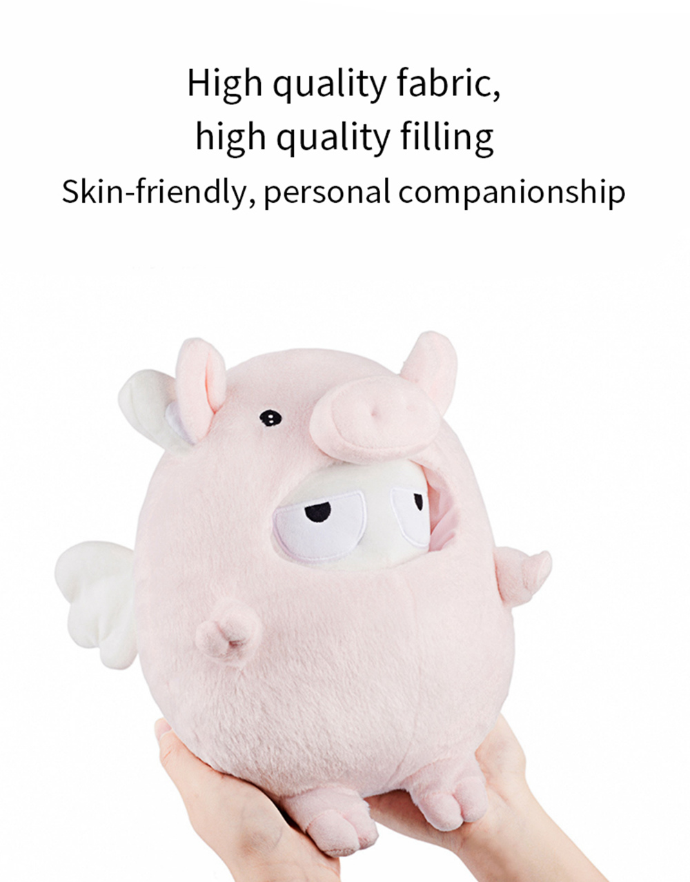 Xiaomi Mitu Pig Doll Stuffed Soft Plush Toy Girls Gift Collection - Pink