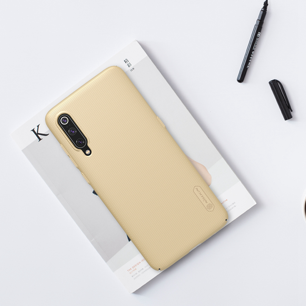 NILLKIN Matte Hard Phone Case for Xiaomi Mi 9 Protective Back Cover - White