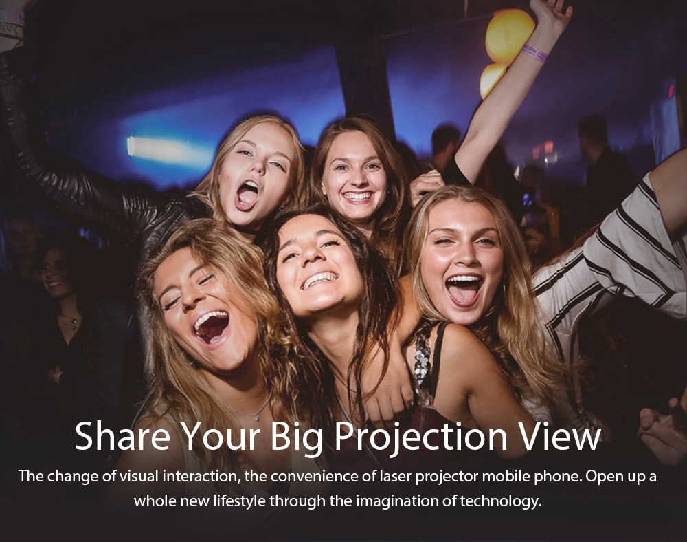 Blackview MAX 1 6.01 inch 4G LTE Projector Smartphone MT6763T 6GB 64GB 16.0MP Rear Camera Android 8.1 Touch ID - Gray