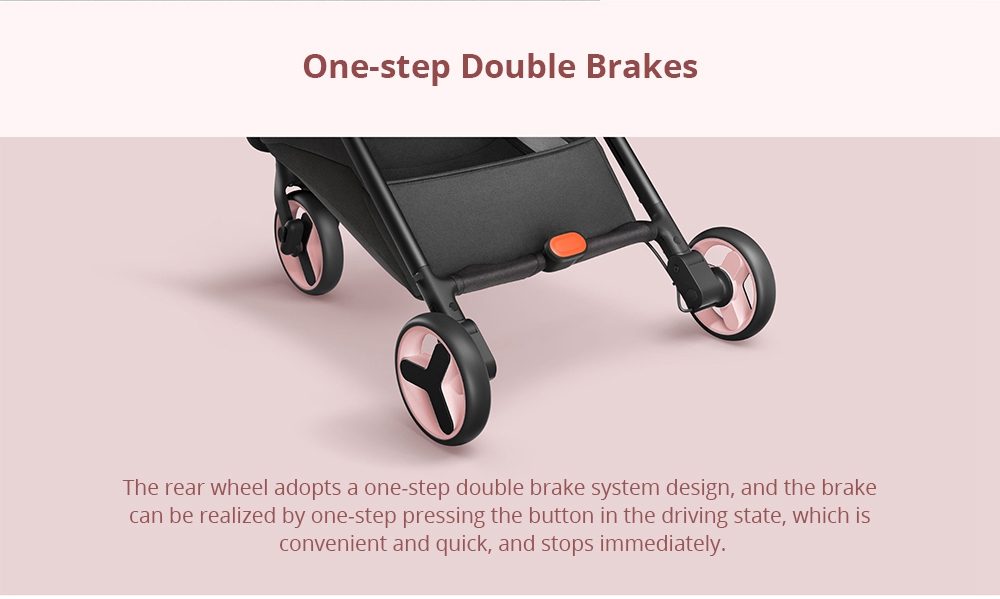 Xiaomi MiTU Folding Stroller Multifunctional Trolley Case Pushchair for Babies - Grey