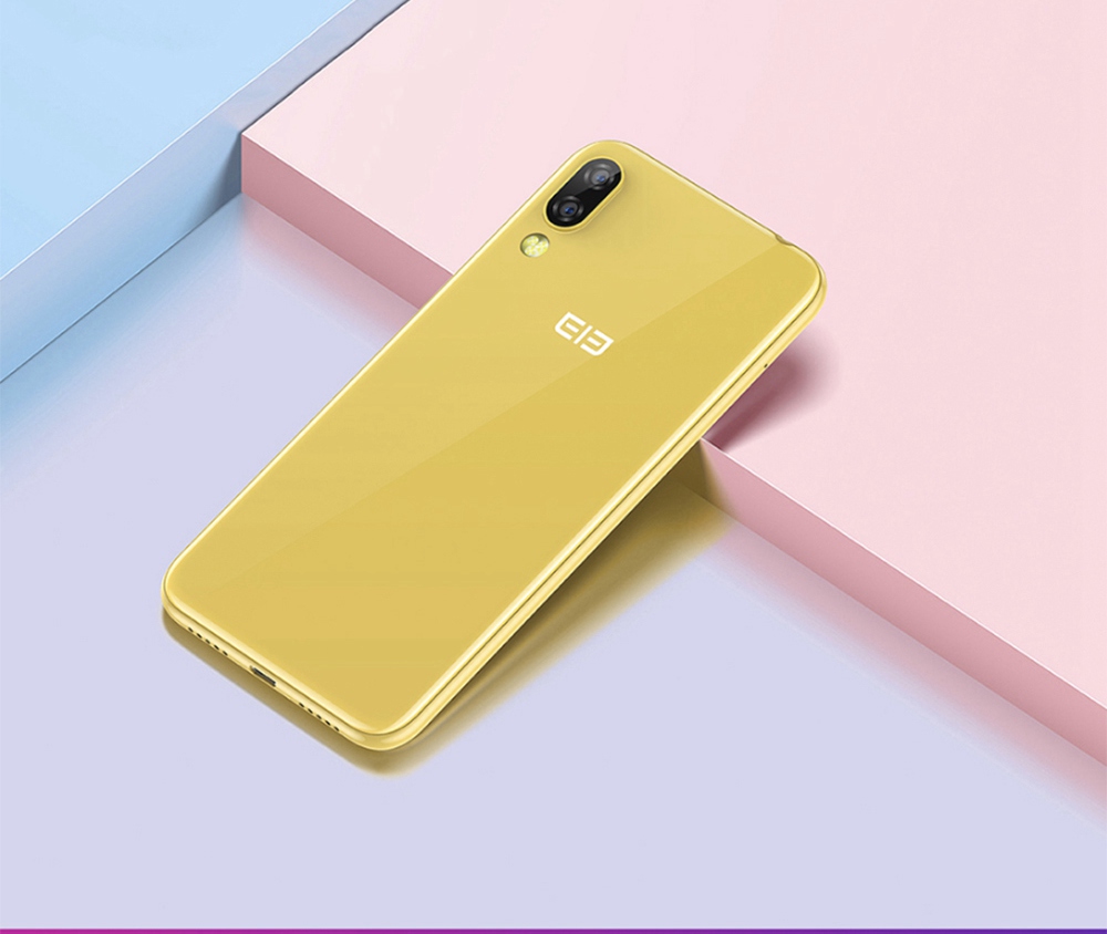 Elephone A6 Mini 5.71 Inch 4G LTE Smartphone MT6761 4GB 32GB 16.0MP+2.0MP Dual Rear Cameras Android 9.0 Face ID Fast Charge - Black