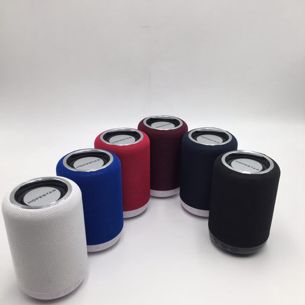 HOPESTAR H34 Portable Bluetooth Speaker Audio Card Computer Phone Player - White