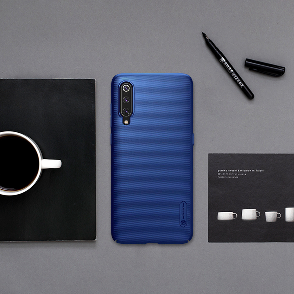 NILLKIN Matte Hard Phone Case for Xiaomi Mi 9 Protective Back Cover - White