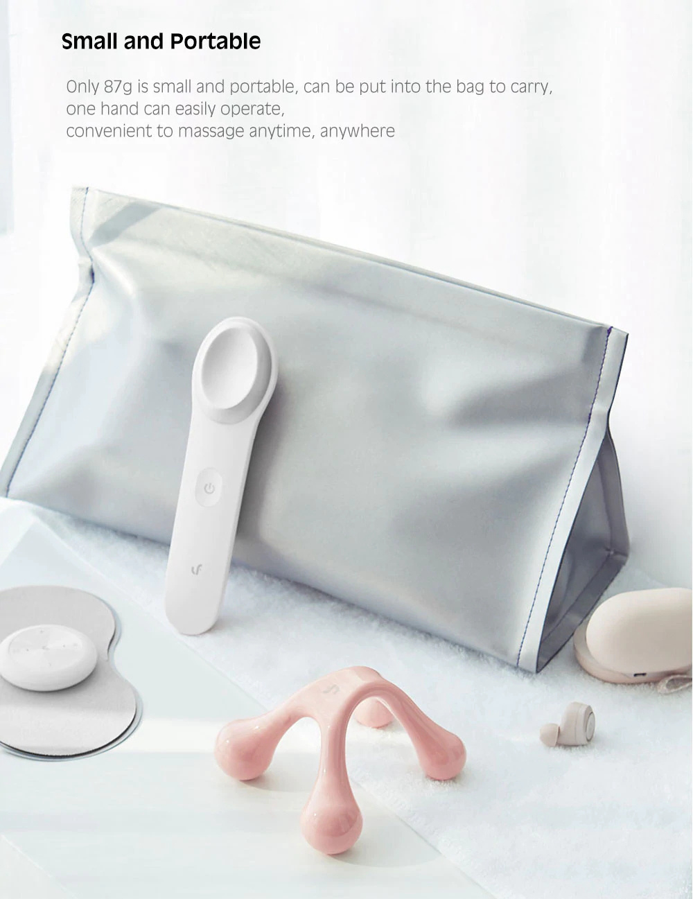 Xiaomi LERAVAN Portable Small Claw Massager - Blue