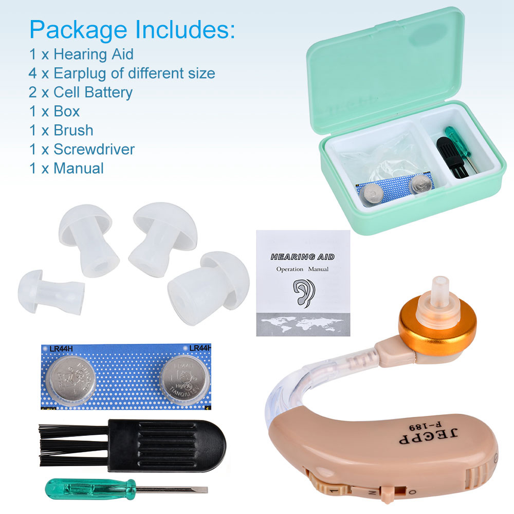 JECPP F-189 Digital Hearing Aid Sound Hearing Amplifier for the Elder