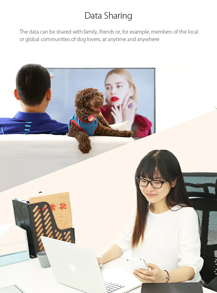 Xiaomi Smart Dog Button Tag - Red