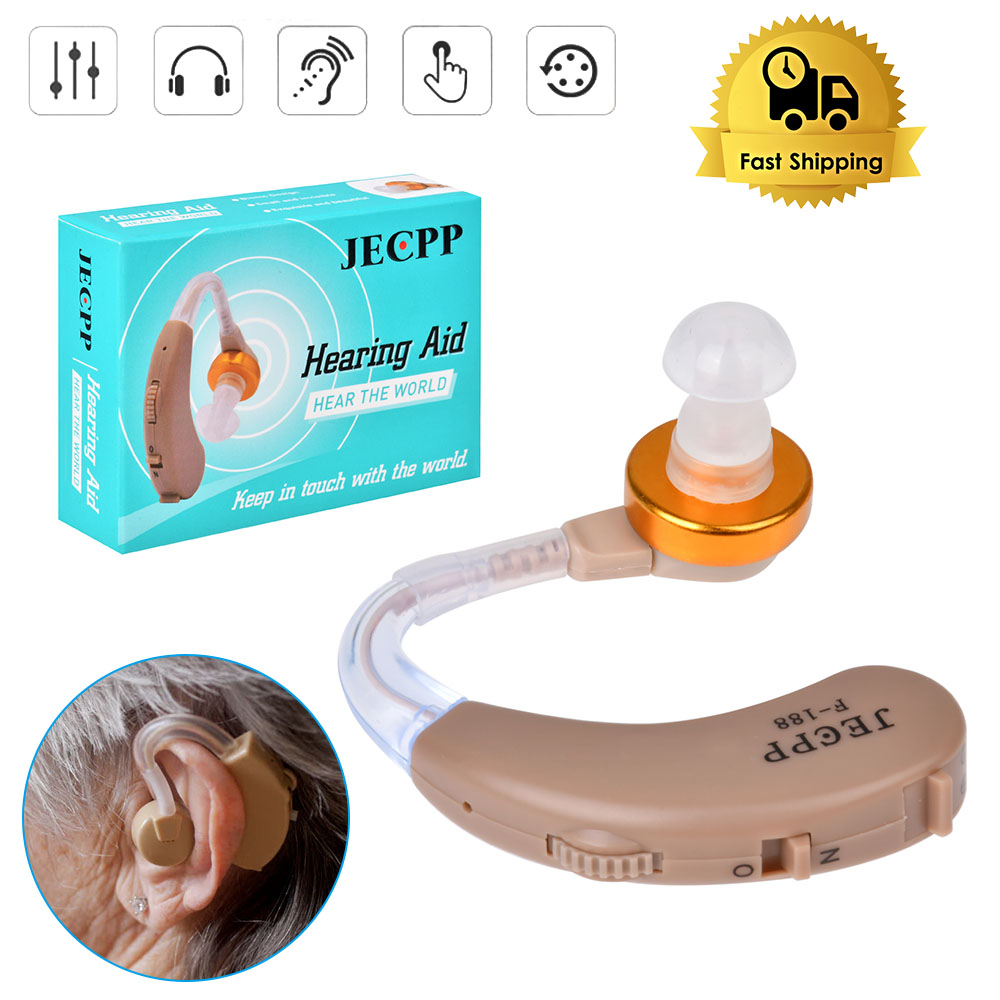 Digital Hearing Aid Sound Voice Amplifier Kit Ear Care Adjustable Sound Enhancer for The Elderly Deaf