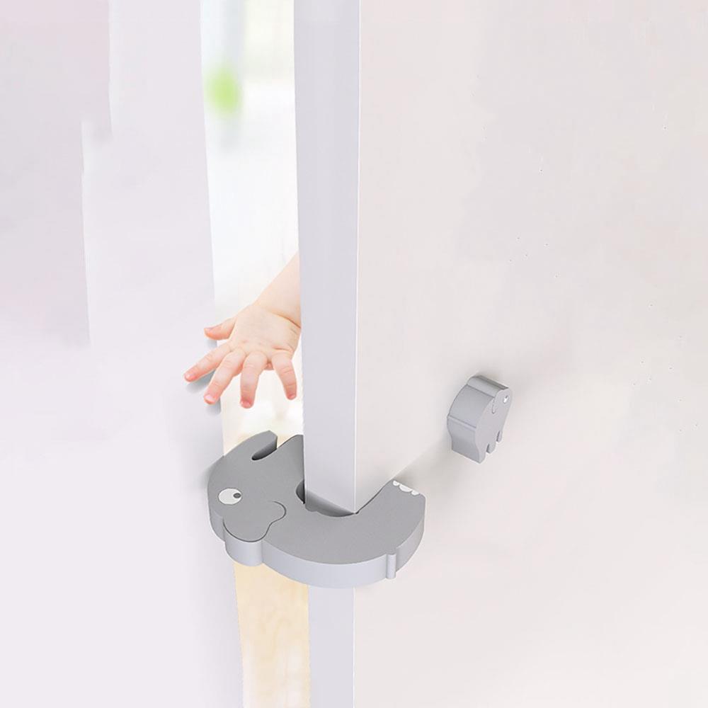 Block Door Stopper Children Anti-clamp Hand PVC Door Plug Desktop Decoration