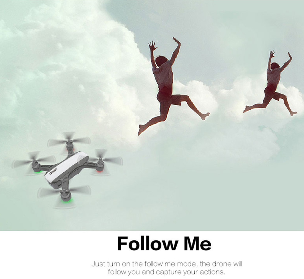 JJRC X9 Heron 1080P GPS 5G WiFi FPV Brushless RC Drone Optical Flow Positioning RTF White - Two Battery
