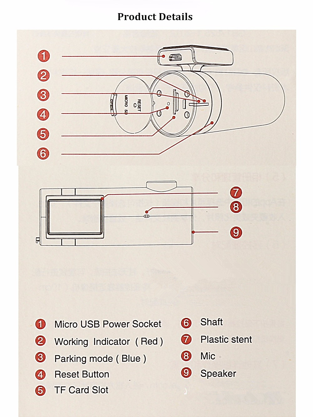 DDPai Mini 1080P Car DVR Camera Built-in Dual WiFi Dash Camera Road Camcorder 140 Degree - Black