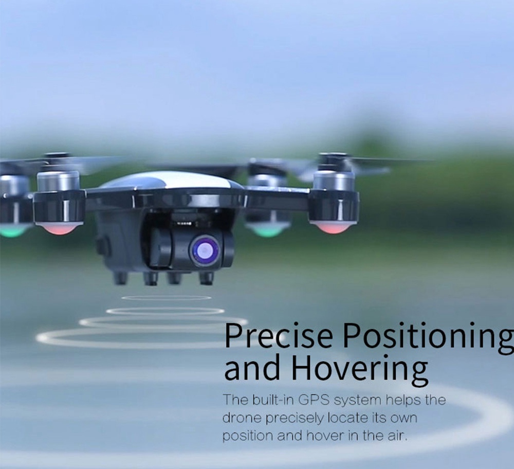 JJRC X9 Heron 1080P GPS 5G WiFi FPV Brushless RC Drone Optical Flow Positioning RTF Black - Three Battery