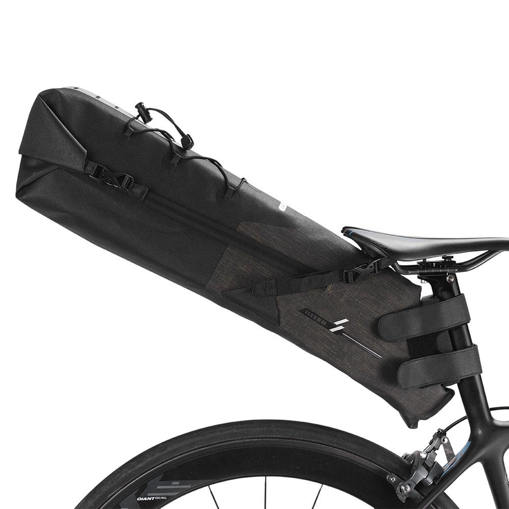 AS12 Waterproof 12L Bicycle Saddle Bag Bike Seat Pouch - Black