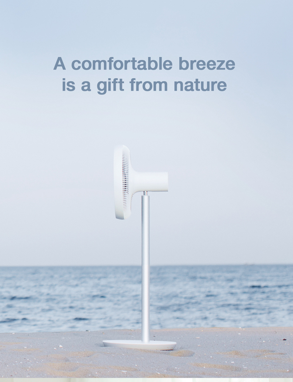 Xiaomi Smartmi Natural Wind Floor Fan 2 with MIJIA APP Control - White