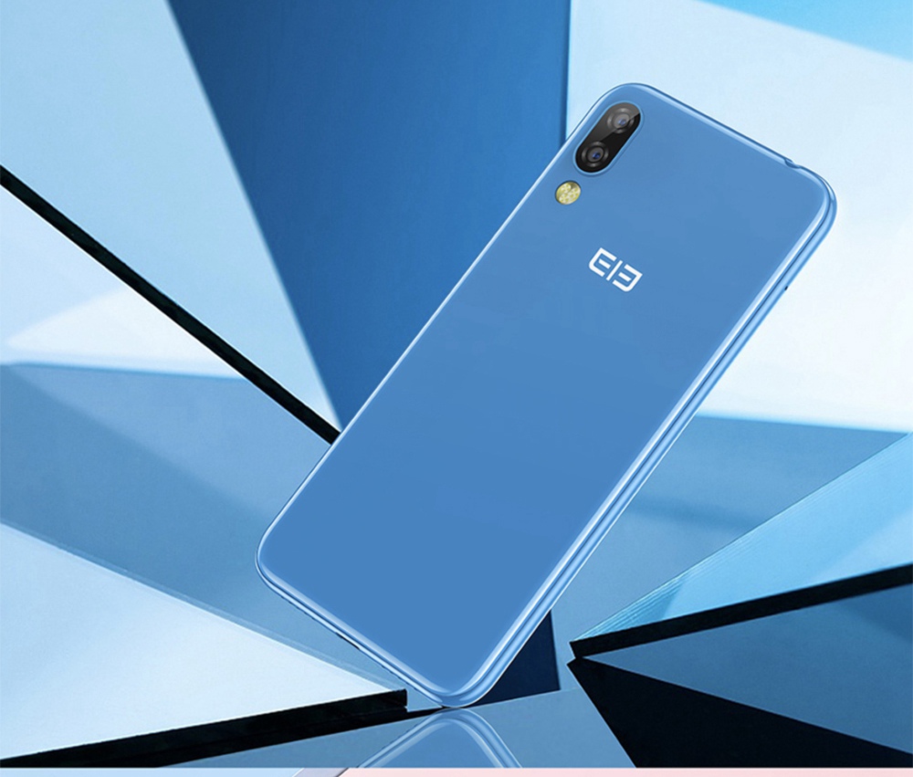 Elephone A6 Mini 5.71 Inch 4G LTE Smartphone MT6761 4GB 32GB 16.0MP+2.0MP Dual Rear Cameras Android 9.0 Face ID Fast Charge - Black