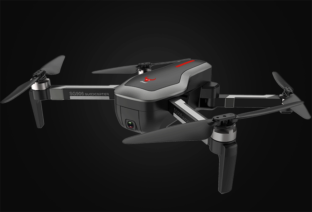 ZLRC SG906 Beast 1080P 5G WiFi FPV Foldable RC Drone Dual GPS Optical Flow Positioning RTF - Black