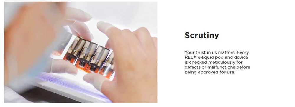 RELX E-Cigarette Vape Pen Starter Kit 350mAh - Rose Gold