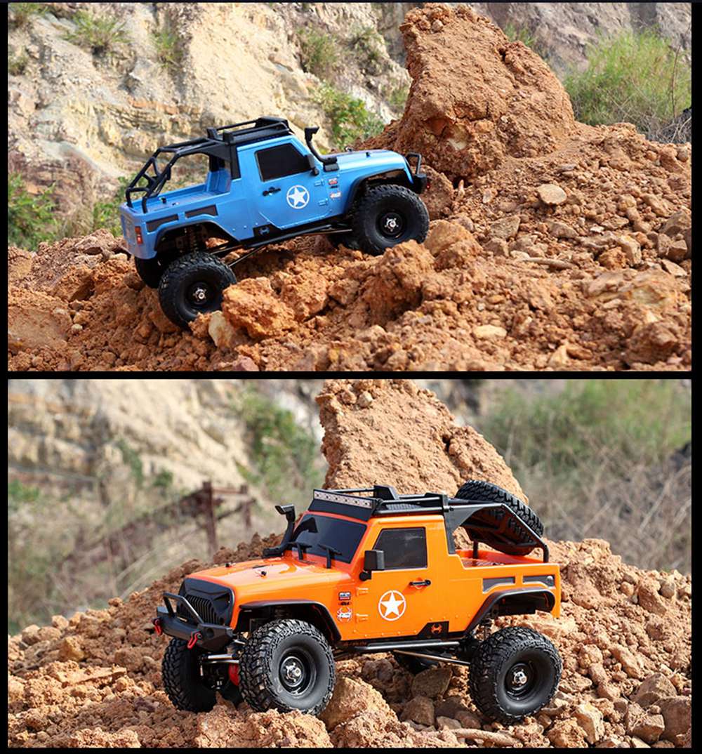 RGT EX86100 Pro 1/10 4WD Rock Cruiser EP Crawler Climbing RC Car Without Electronic Equipment Kit - Red