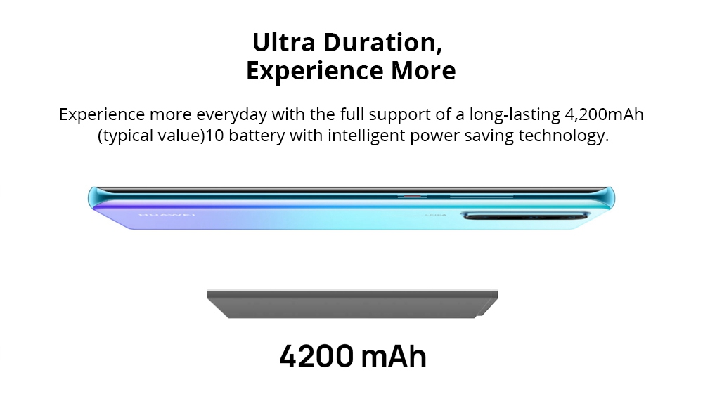 HUAWEI P30 Pro 6.47 Inch 4G LTE Smartphone Kirin 980 8GB 256GB 40.0MP+20.0MP+8.0MP+TOF Quad Rear Cameras Android 9.0 NFC In-display Fingerprint Wireless Charge - Breathing Crystal