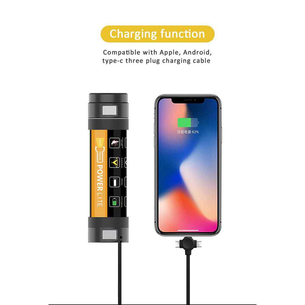 USB Rechargeable Waterproof Outdoor Flashlight Emergency Rescue Torch