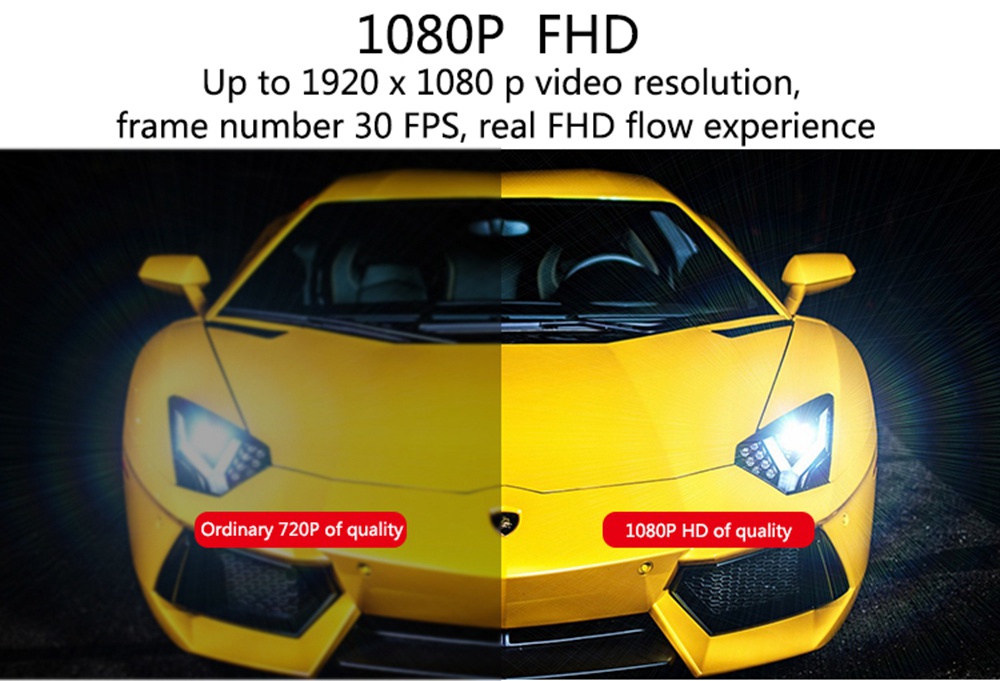 Anytek G66 1080P Touch Screen Dual Lens Car DVR with G-Sensor Night Vision 170 Degree Wide Angle