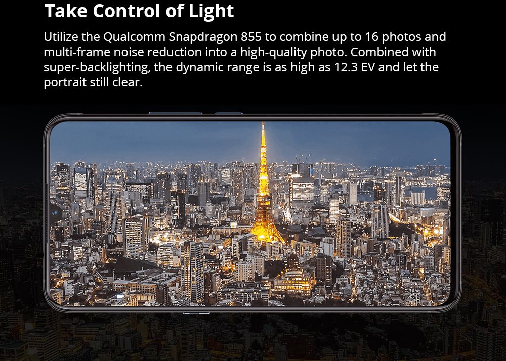 Vivo iQOO 6.41 Inch 4G LTE Smartphone Snapdragon 855 6GB 128GB 12.0MP+13.0MP+2.0MP Triple Rear Cameras Android 9.0 In-Display Fingerprint NFC - Orange