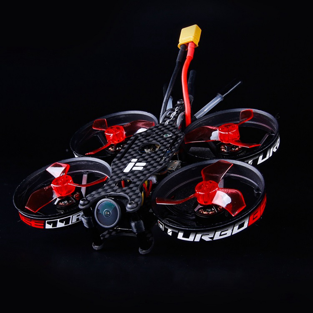 Iflight TurboBee 77R 77mm 2-4S Whoop FPV Racing Drone SucceX Micro F4 12A Caddx Turbo EOS 2 BNF - DSMX/DSM2 Receiver