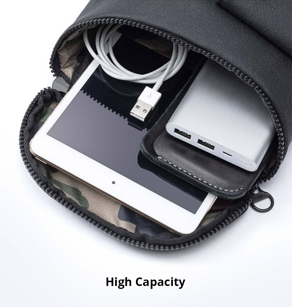 Xiaomi 90FUN Unisex Casual Chest Bag - Army Green
