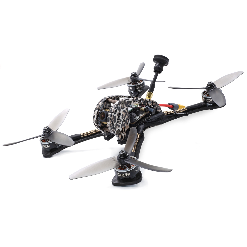 GEPRC GEP-LSX5 230mm 5 inches FPV Racing Drone With SPAN F4 40A BLHeli_S ESC 48CH 600mW VTX Caddx Ratel Cam BNF - Frsky XM+