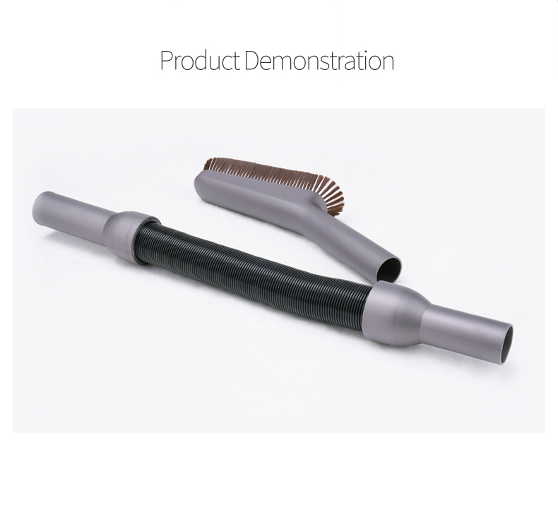 Original Stretch Hose + Soft Brush Kit for Xiaomi JIMMY JV51 Lightweight Cordless Stick Vacuum Cleaner - Grey