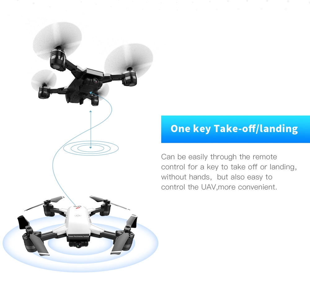 JDRC JD-20 GPS 5G WIFI RC Quadcopter Drone With 1080P Wide-angle Camera Follow Me Mode RTF