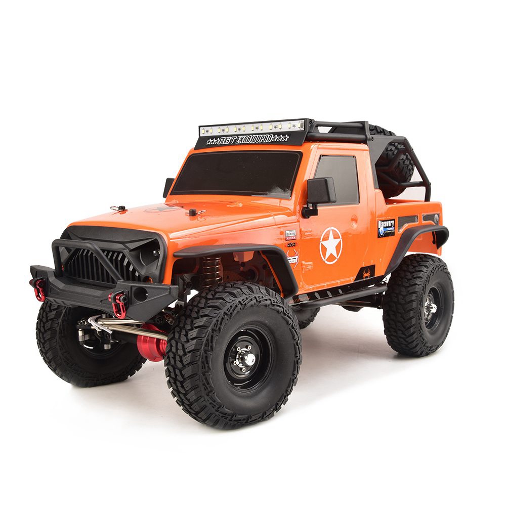 RGT EX86100 Pro 1/10 4WD Rock Cruiser EP Crawler Climbing RC Car Without Electronic Equipment Kit - Red
