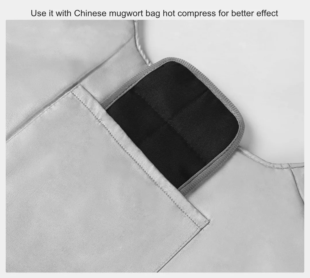 Xiaomi PMA T10 Graphene Heating Neck Shoulder Shawl USB Rechargeable Size M - Grey