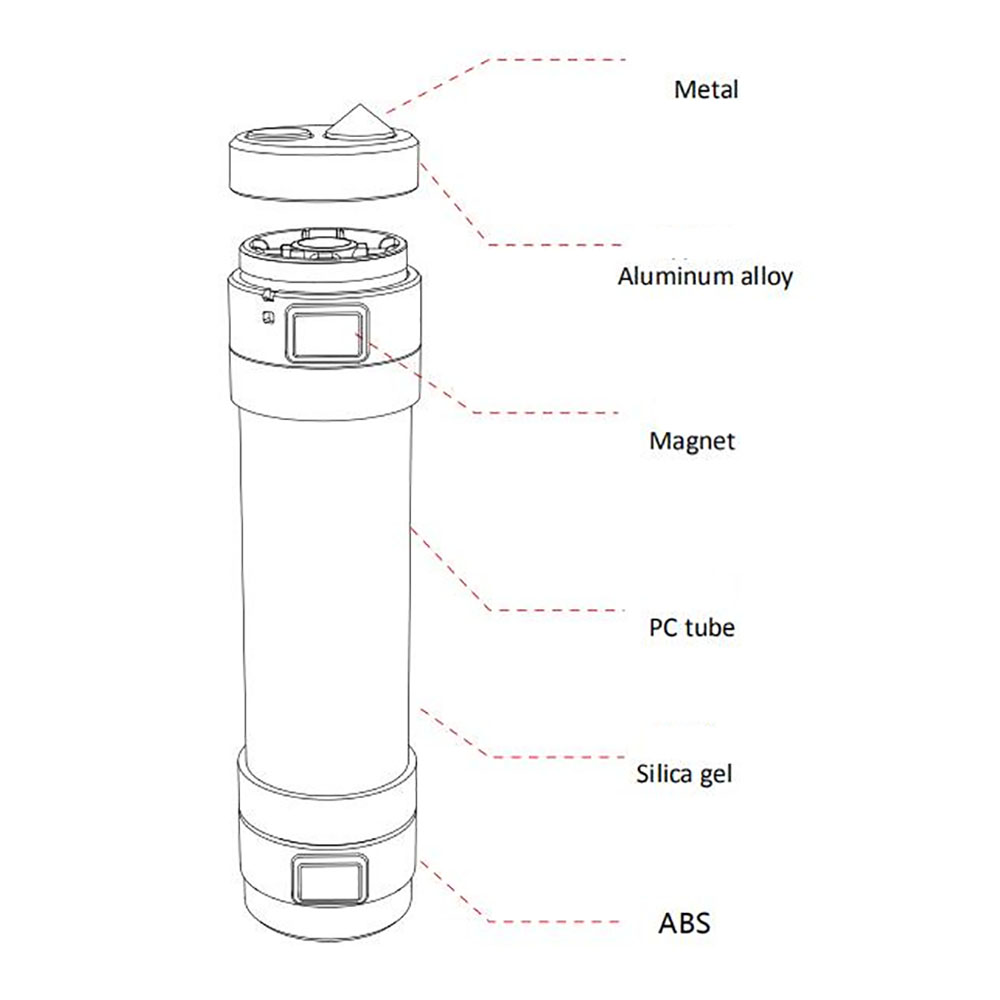 USB Rechargeable Waterproof Outdoor Flashlight Emergency Rescue Torch