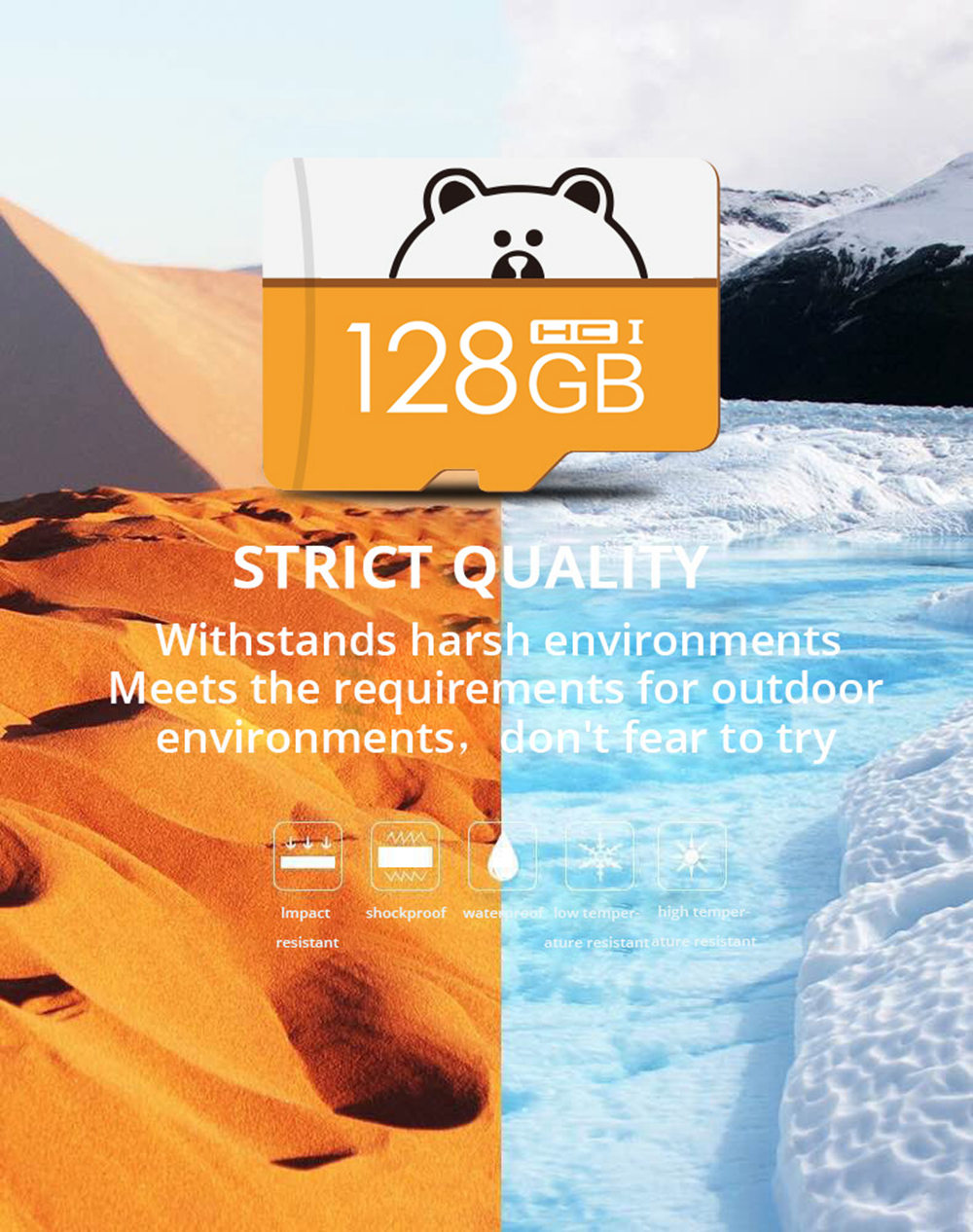 128GB SDXC Micro SD Data Storage TF Card