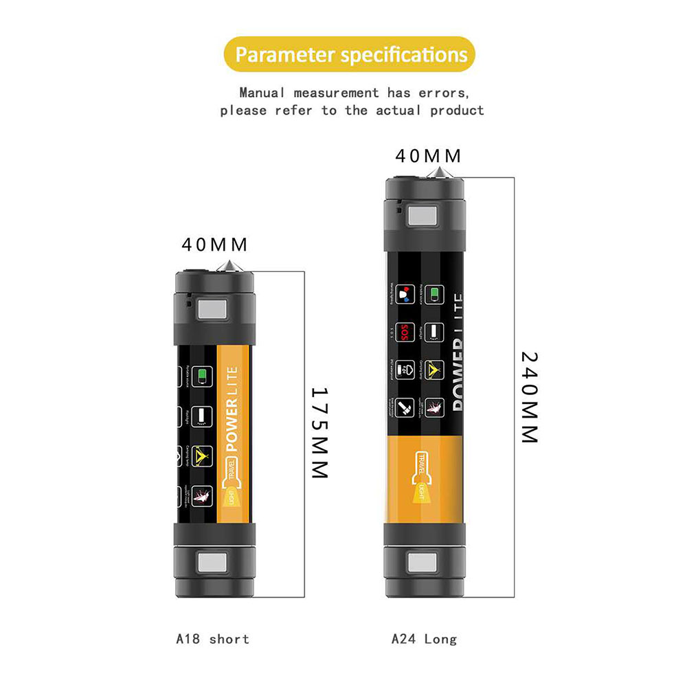USB Rechargeable Waterproof Outdoor Flashlight Emergency Rescue Torch