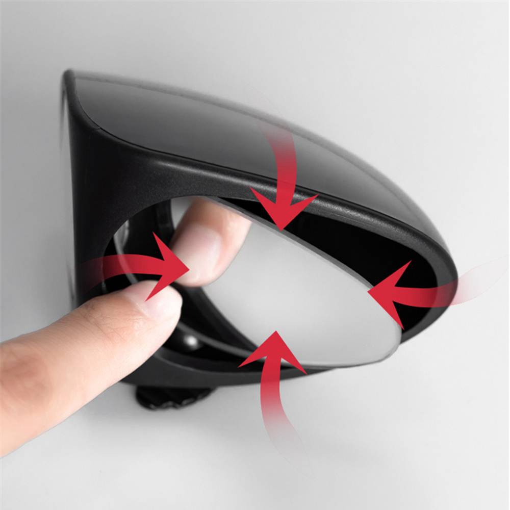 Car Blind Spot Rear View Mirrors 360 Degree Rotate Wide Angle Reversing Auxiliary Double Side Mirror - Left