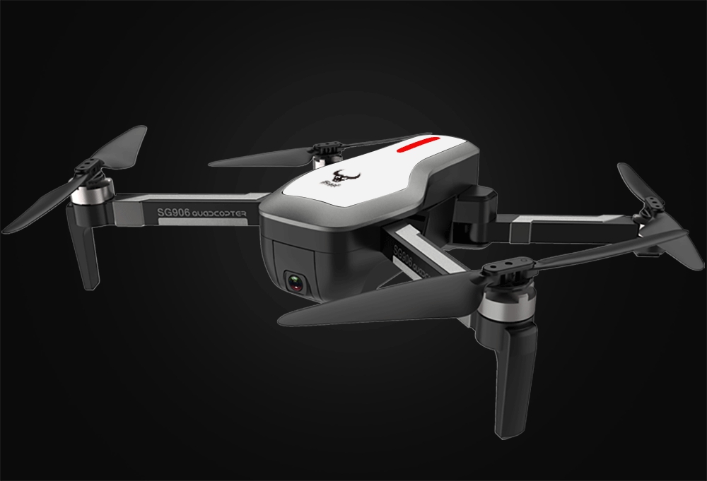 ZLRC SG906 Beast 4K Dual GPS 5G WiFi FPV Foldable RC Drone Optical Flow Positioning RTF White - Two Battery