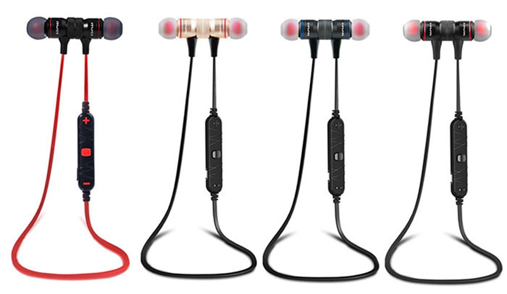AWEI A920BL Bluetooth Earphones Magnetic CVC6.0 Noise Reduction - Gold